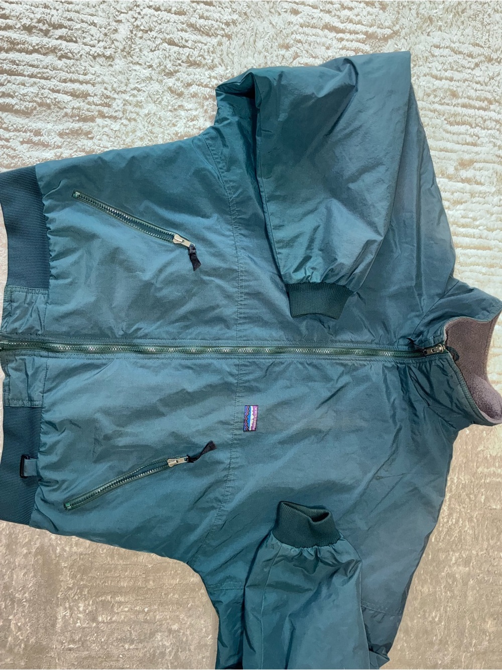 White Sierra Women's Teal Bomber Jacket